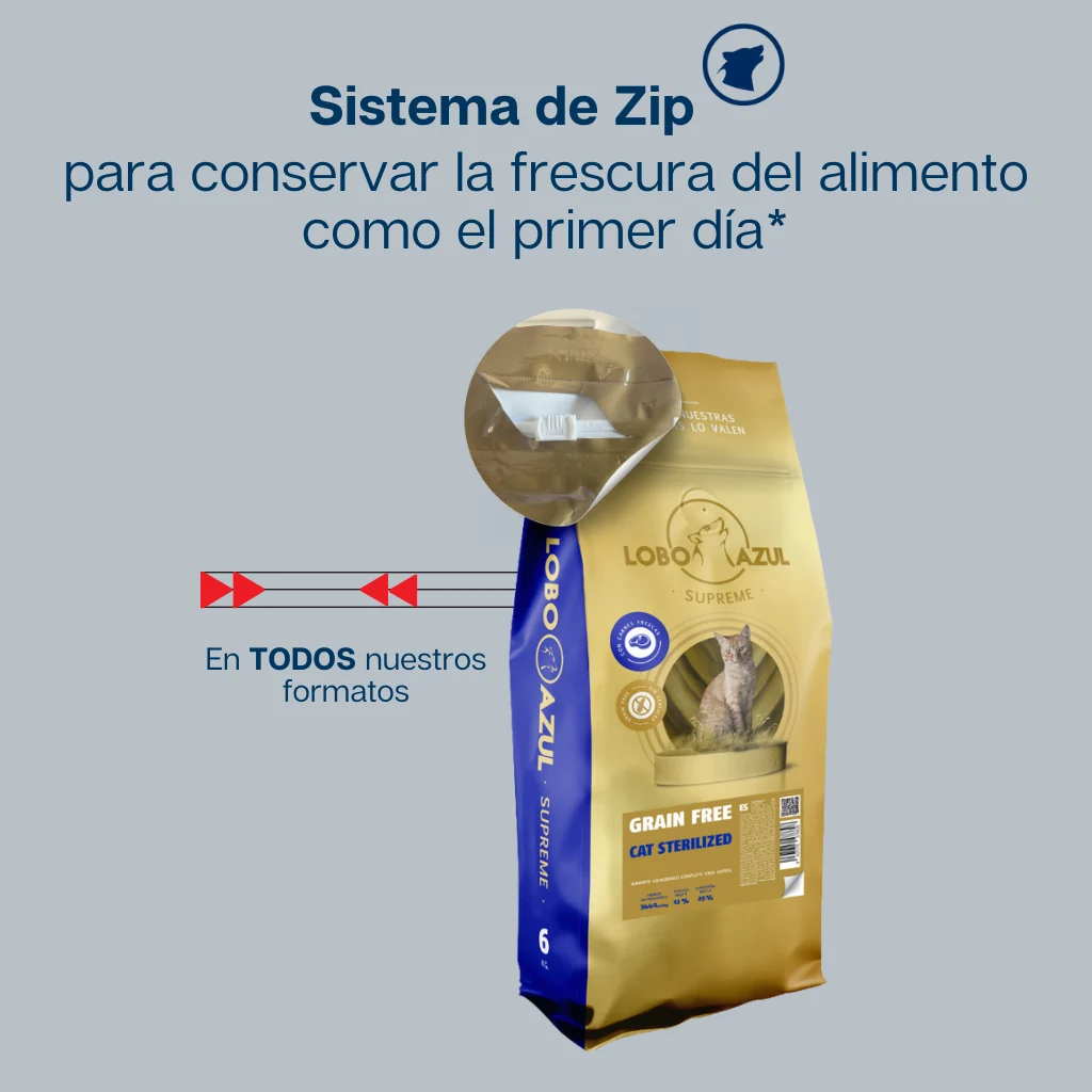 Lobo Azul Supreme Grain Free Gatos Esterilizados - Image 2